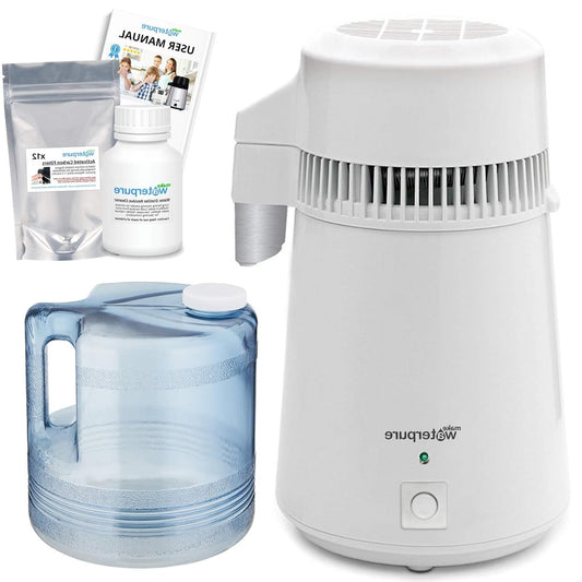 * Water distiller + 4 litre jug * Best in quality * (wsswdpc + 12 filters) - QUORE