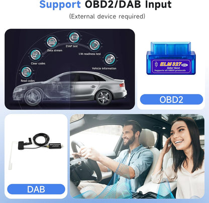 Autoradio – CarPlay Autoradio – Multimedia Radio – Auto Radio – 1-DIN Radio – 9 Inch Touchscreen – Draadloze CarPlay & Android Auto – Inclusief Achteruitrijcamera