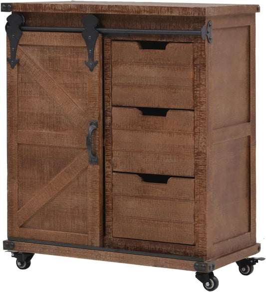 Sideboard Living Room Cabinets Living Room Angled Storage Cabinet Sideboard Solid Wood Pine 64x33.5x75cm Brown - QUORE