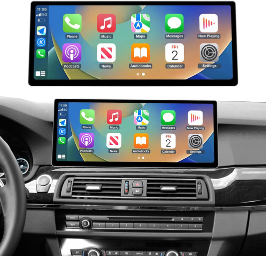 CarPlay Scherm – Touchscreen Display – Multimediascherm – Navigatiescherm – Autodisplay – 12,3 Inch HD IPS – Draadloze Apple CarPlay & Android Auto