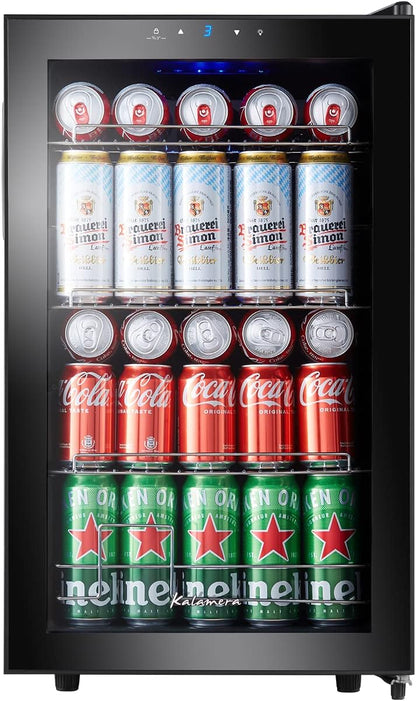 Drankkoelkast – Mini-koelkast – Flessenkoelkast – Bierkoelkast – Wijnkoelkast – 68 Liter Inhoud – Precieze Temperatuurinstelling van 3-18 °C