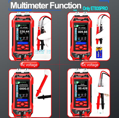 Netwerkkabeltester, optische vermogensmeter, VFL 4 IN 1, draadtracker RJ45 CAT5 CAT6 CAT7 CAT8 test UTP STP QC kabellengte scanpoort Flashng tester POE