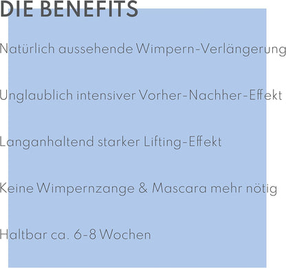 Eyecatchage wimperlifting starterset voor lange volumineuze natuurlijke wimpers Sachet Profi Set