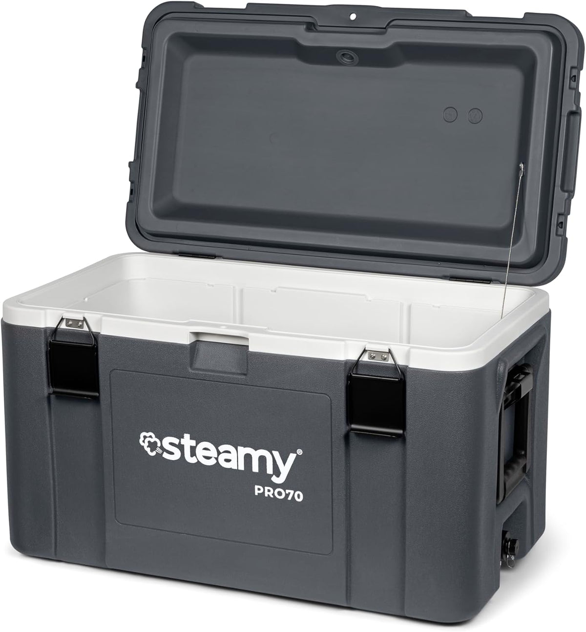 Steamy Pro 70 koelbox, 70 liter, grijs