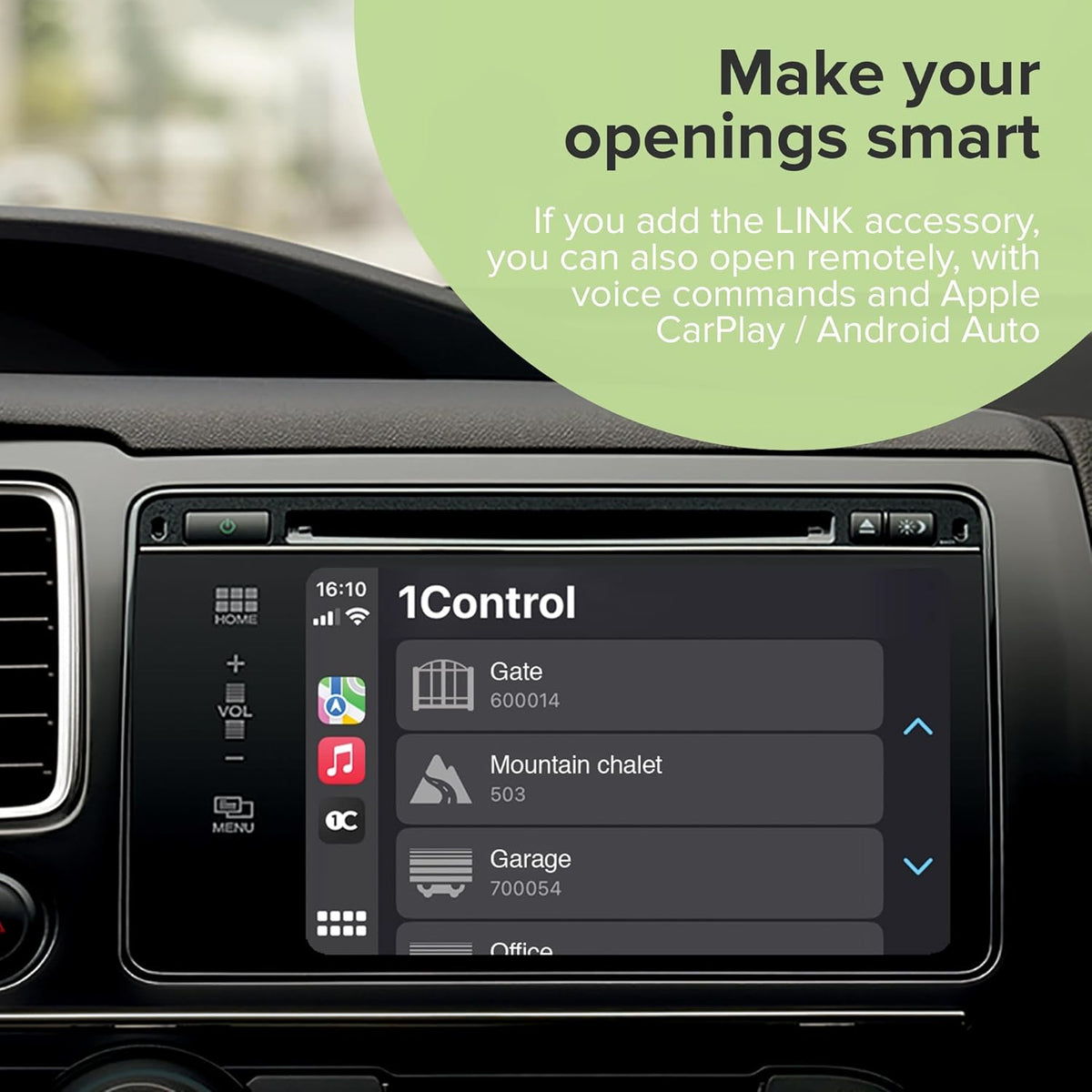 1Control SOLO 2ª GEN, draadloze Bluetooth-poortopener voor telefoon/smartphone om poorten en garagedeuren te openen Gecontroleerd met afstandsbediening, x 4 poorten en 10 gebruikers, Made in Italy