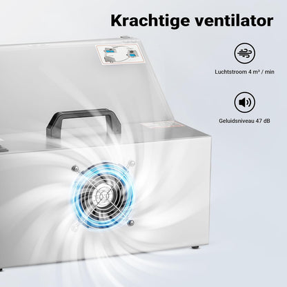 Afzuigsysteem – Afzuiginstallatie, Rookafzuiging, Soldeerafzuiging, Verfafzuiging – Voor Airbrushen En Solderen – 4 m³/min Luchtstroom – Compact En Inklapbaar