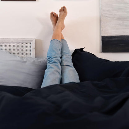 Basic Funda Nórdica 140 x 200 cm (Cama 80) zwart