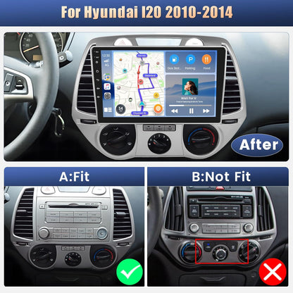 Autotuner – Autoradio – Android Radio – Navigatiesysteem – Multimedia Speler – 9 Inch Touchscreen – Draadloze CarPlay & Android Auto