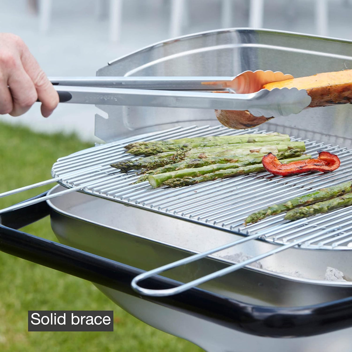Barbecook Loewy 55 houtskoolbarbecue uit rvs 56 cm x 34 cm