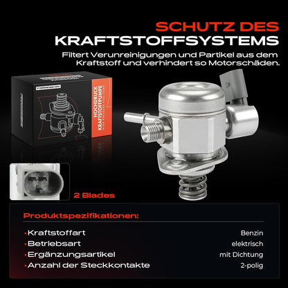 Frankberg Hogedrukpomp compatibel met C.a.y.e.n.n.e 92A 3.6L 2014-Heute M.a.c.a.n 95B 3.0L 3.6L 2014-Heute P.a.n.a.m.e.r.a 970 3.0L 2013-2016 Vervanging # 9461103155 60