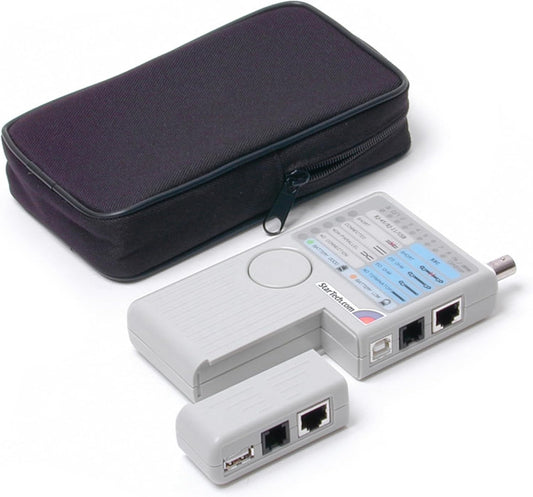 StarTech AFSTANDSBEDIENING Professionele Multifunctionele RJ45 RJ11 USB en BNC Kabel Tester