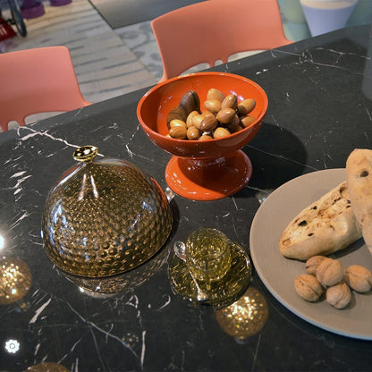 Kartell Puma Opbergdoos, middenstuk, barnsteen en baksteen
