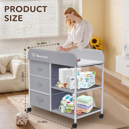 Opvouwbare babycommode