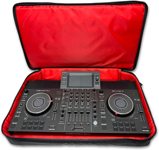 DJ Controller Tas – Draagtas, Transporttas, Rugzak, Beschermtas – Geschikt voor 750 x 430 x 120 mm – 1680D waterdicht polyester met 10 mm schuimvoering