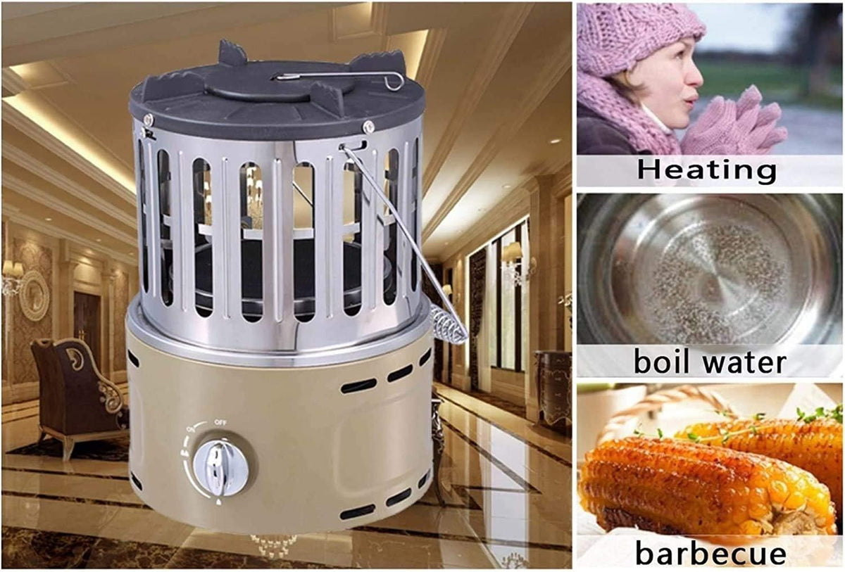 Terrasverwarmers Mini Gasverwarmer Huishoudelijke Multifunctionele Kachel Outdoor Terrasverwarmer Rvs Kachels Voor Binnenshuis Tuin Terrasverwarmers
