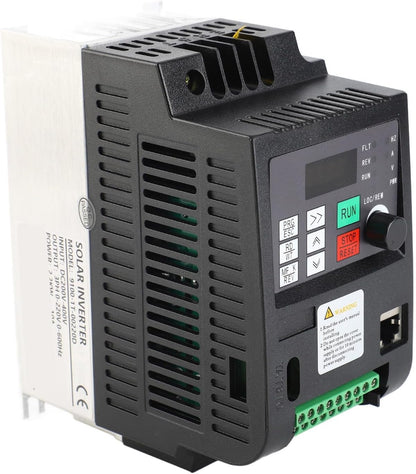 Zonneomvormer PV-frequentieomvormer PWM-besturing DC 200V-400V ingang driefasige AC0-220V uitgang 2.2KW