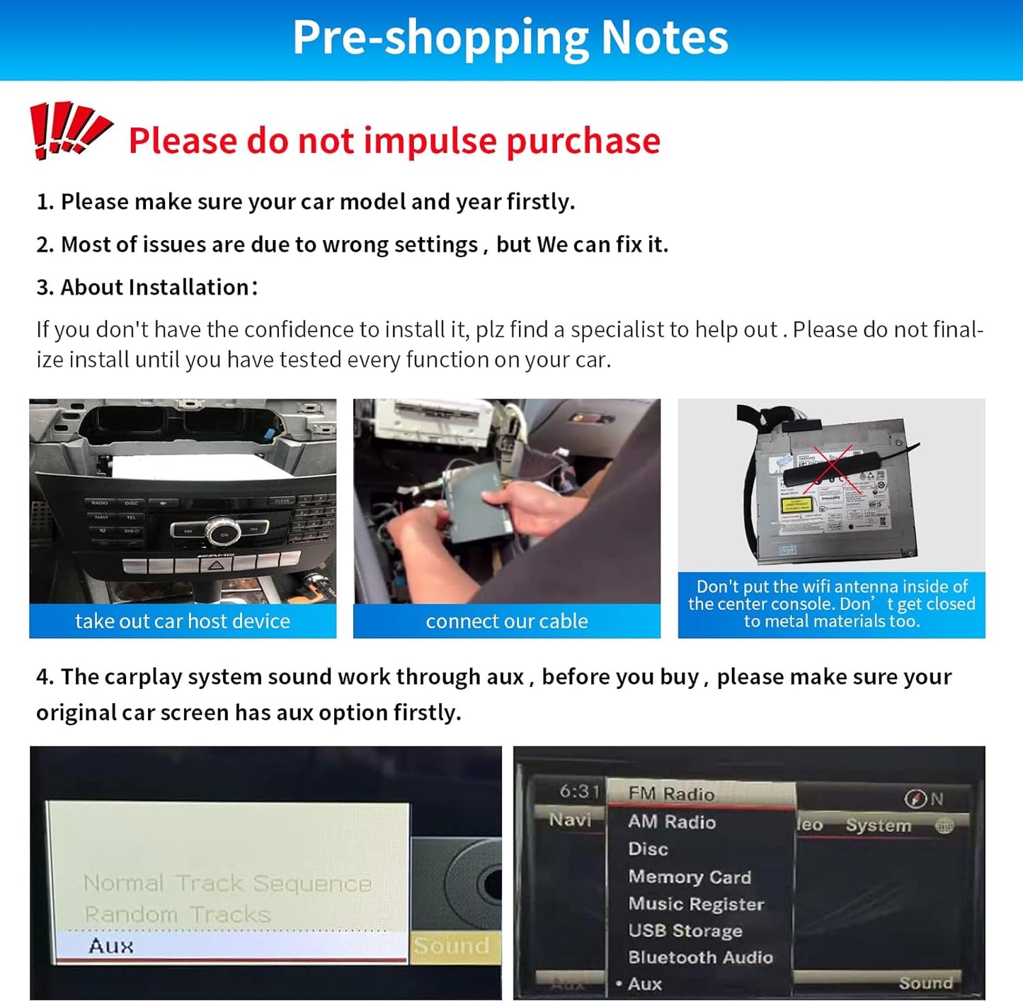 Draadloze CarPlay Android Auto Interface – Multimedia Interface – Infotainment Module – Decoder Box – Auto Multimedia Adapter – Voor NTG4.5/NTG4.7 2012-2015 – Draadloos Verbinden – MirrorLink, Navigatie En Camera Ondersteuning