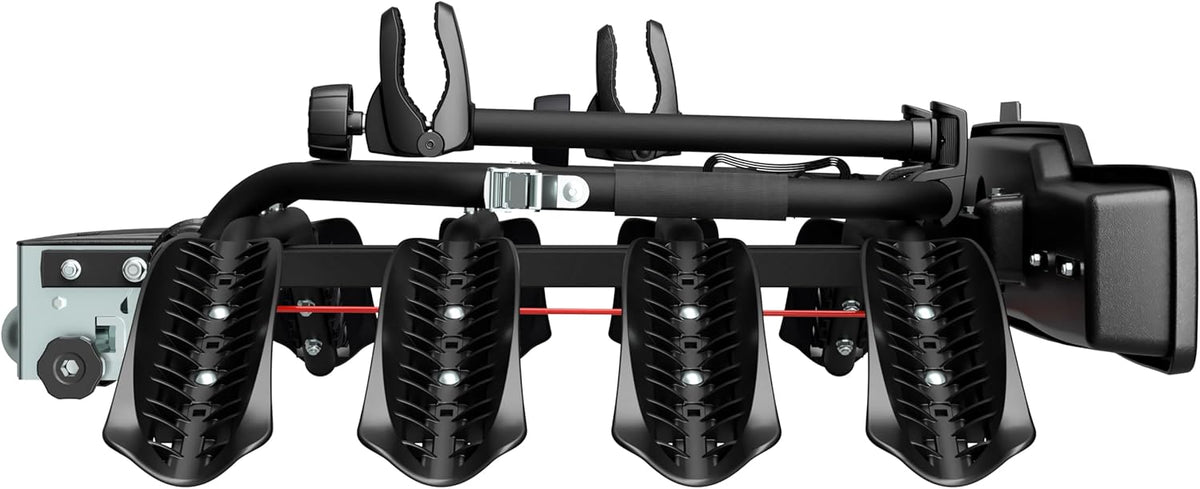 Peruzzo Siena 4 Bikes 668/4N – Universal Bicycle Carrier with Towbar for the Transport of Bikes with Maximum Safety and Compatibility - QUORE
