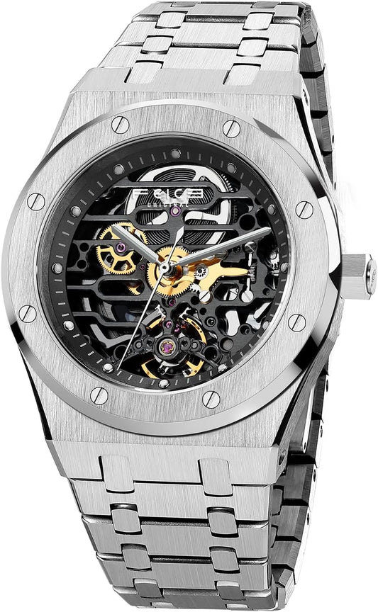 FEICE Automatische Mechanische Horloge Mannen Mechanische Skelet Horloges Sapphire Spiegel 42MM (1.65") FM019HOT