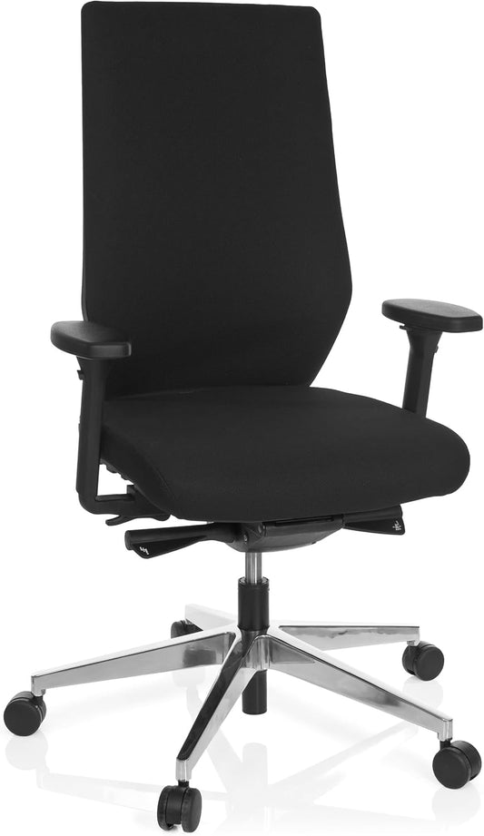 HJH OFFICE 608840-P PRO-TEC 700 draaistoel stof, zwart/oranje zwart
