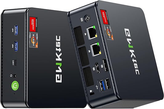 Mini PC – Compacte PC – Mini Desktop – Kleine Computer – Krachtige PC – AMD Ryzen 5 7640HS – 16GB DDR5 RAM & 1TB SSD – Triple 4K Display & Dual NIC LAN 2.5G