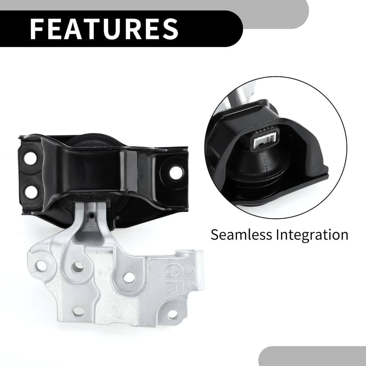 Motorhouder nr. 11210ET80A - motorhouder rechtsvoor - voor Nissan Rogue 2008-2013 1 stuk