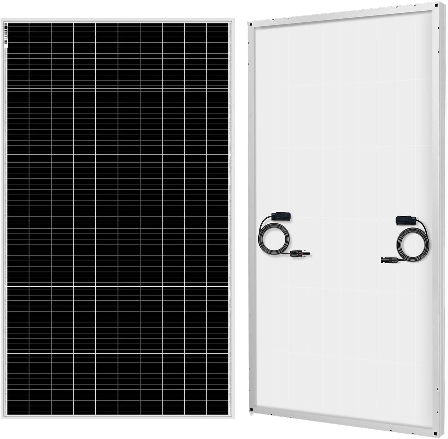 DOKIO zonnepaneel 200W 18V monokristallijn zonnemodule 200 Watt voor 12V batterijen, ideaal voor camper, camping, tuinhuis