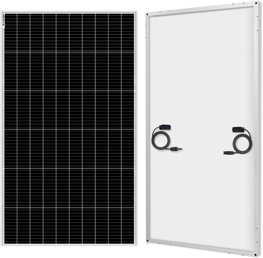 DOKIO zonnepaneel 200W 18V monokristallijn zonnemodule 200 Watt voor 12V batterijen, ideaal voor camper, camping, tuinhuis