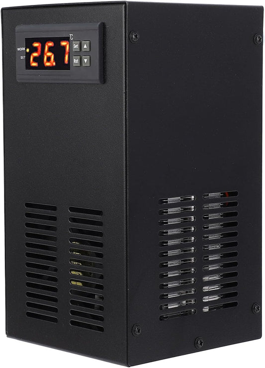 Aquarium Waterkoeler EU Stekker – Aquariumkoeler, Waterkoeler, Chiller, Koelmachine – Voor Tot 35L – 120W Vermogen, Digitaal Display