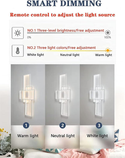 LED Plafondlamp, Moderne LED-Plafondlamp Zwart 90cm met Afstandsbediening, Dimbaar Geometrisch Design Smart Lampen Woonkamer Plafond, Inbouwverlichting voor Kantoor, Keuken, Slaapkamer