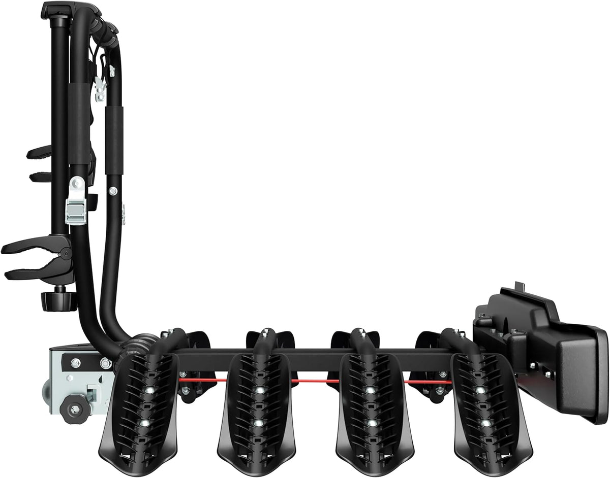 Peruzzo Siena 4 Bikes 668/4N – Universal Bicycle Carrier with Towbar for the Transport of Bikes with Maximum Safety and Compatibility - QUORE