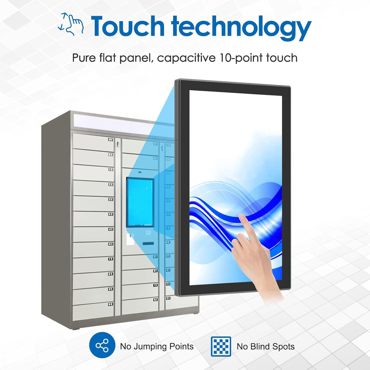 GreenTouch 21,5 Inch Open Frame Lcd scherm Touchscreen Monitor HDMI VGA DVI Ingangen 1000 Neten voor Openluchtkiosk
