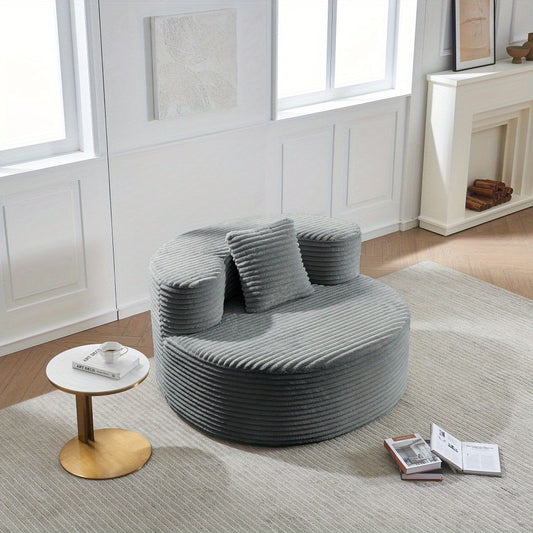 Zitzak – Zitzakstoel – Loungestoel – Fauteuil – Sfeerlamp – Corduroy Stof – Inclusief Kussen – Groot & Comfortabel