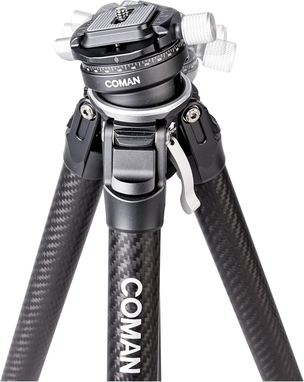 Camerastatief – Tripod – Fotostatief – Videostatief – Reisstatief – Koolstofvezel – 360° Panoramische Kogelkop