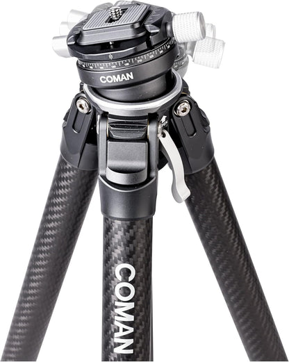 Camerastatief – Tripod – Fotostatief – Videostatief – Reisstatief – Koolstofvezel – 360° Panoramische Kogelkop