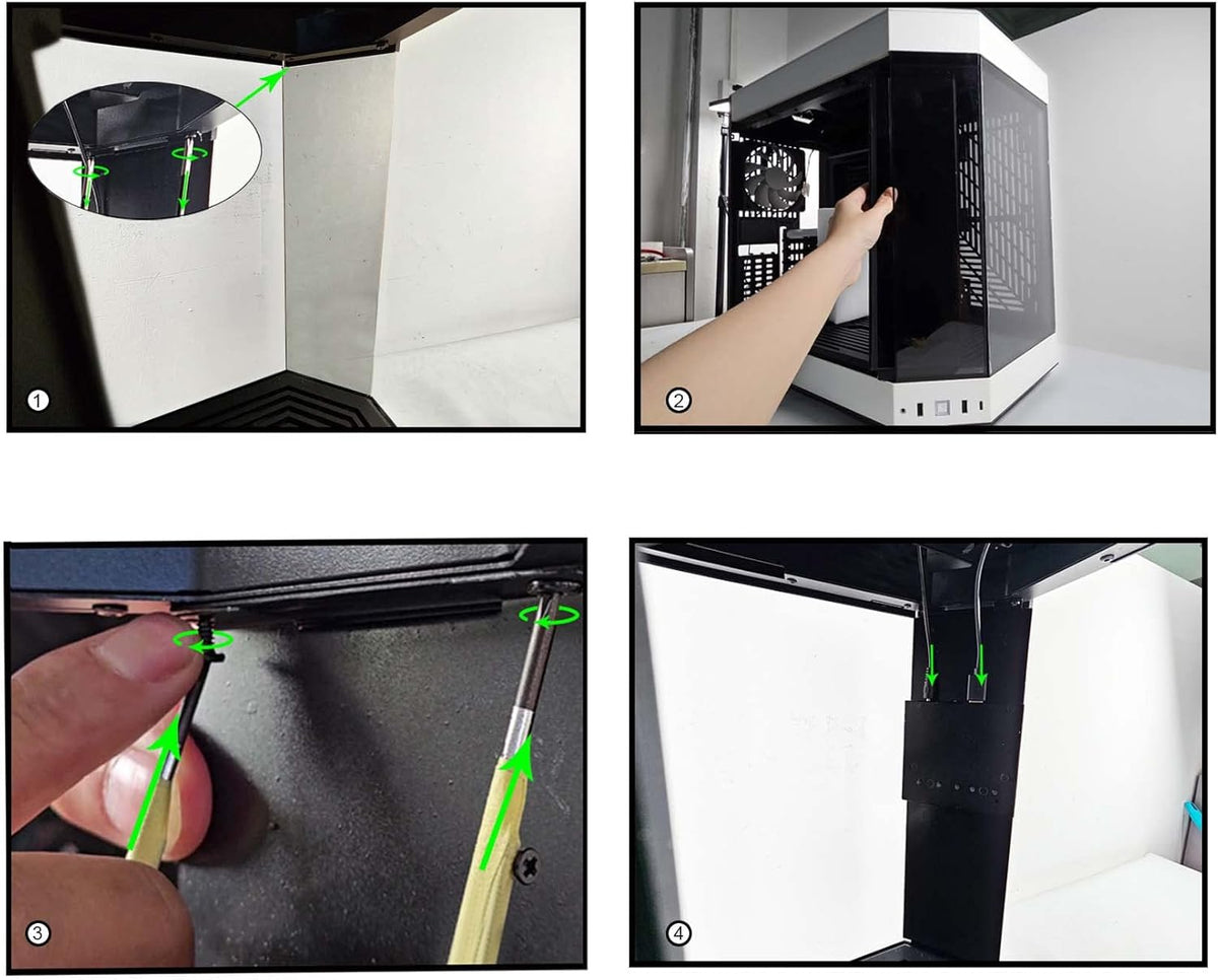VSDISPLAY PC Case Display voor Y60 Computer Box, 12.6 inch 1920X515 IPS eDP LCD Monitor Scherm, met 2Video Poort