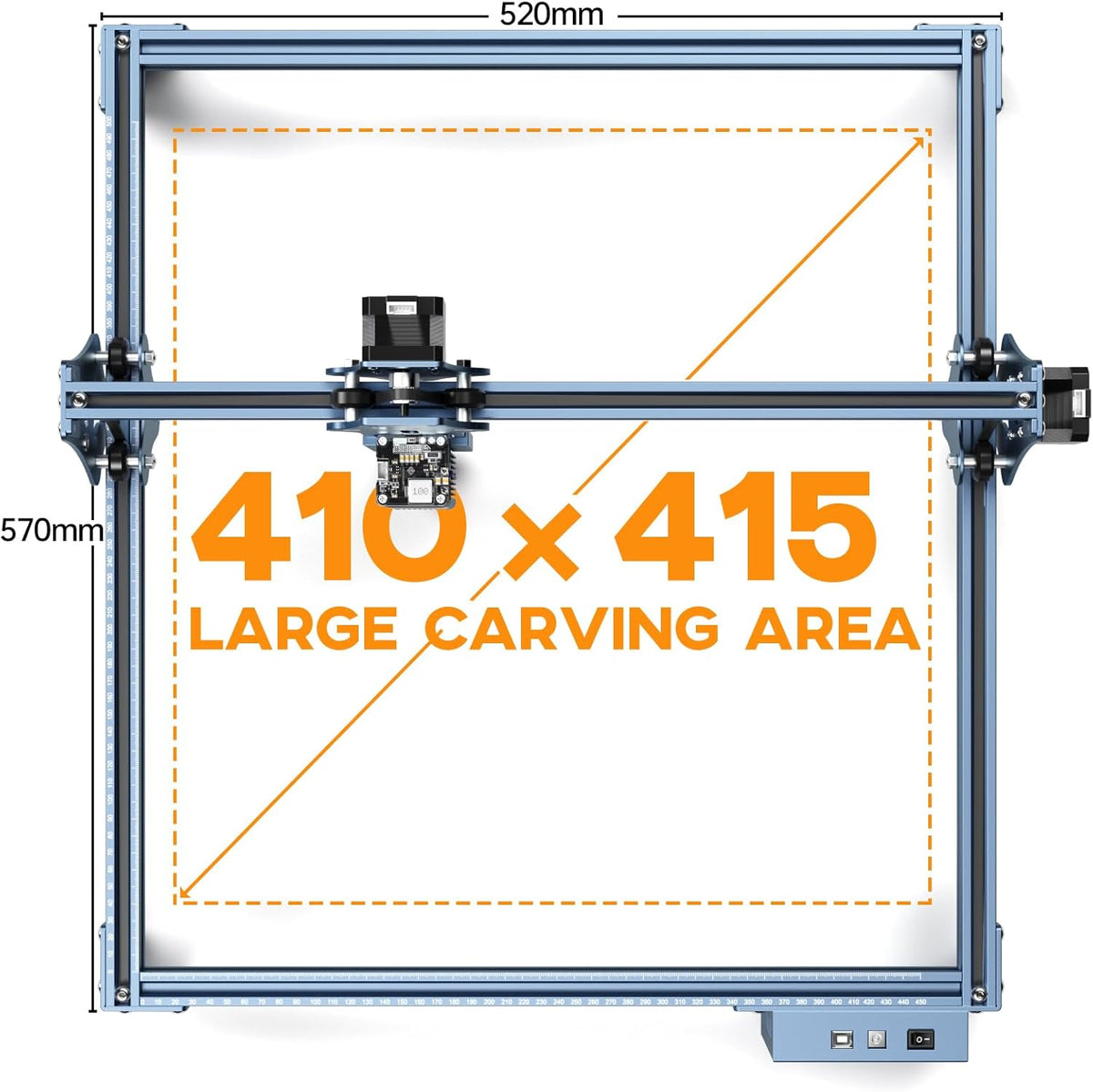 SCULPFUN S9 Lasergraveermachine, lasersnijder met 90 W effect, oogbescherming, snelle montage, voor hout, metaal