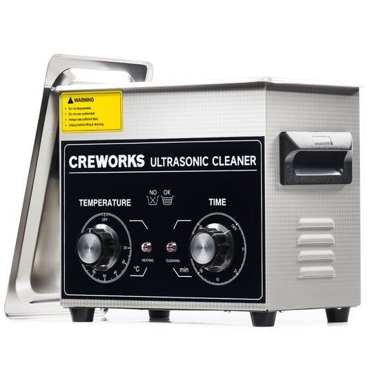 Ultrasoon Reinigingsapparaat – Ultrasone Reiniger – Ultrasoon Schoonmaakapparaat – Ultrasoon Wasmachine – Ultrasoon Machine – 3 Liter Inhoud – Roestvrij Stalen Behuizing – Instelbare Temperatuur En Timer