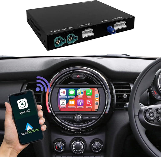 Road Top CarPlay Retrofit Kit Decoder Wireless CarPlay Android Car for BMW Mini Cooper One Hatch Clubman F55 F56 F54 F57 NBT System 2014-2018 Year - QUORE