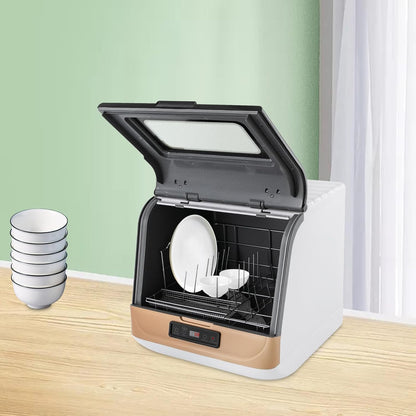Multifunctional table-dishwasher gold modern rectangular PP ABS stainless steel touch control 800W