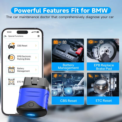 AUTOPHIX OBD2 Blutooth Scanner alle systeem OBD2 Bluetooth Adapter