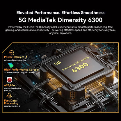 Blackview BL7000 AI 5G Rugged Smartphone Android 15, 24GB + 256GB/2TB robuuste telefoon, 6,78 inch FHD+ 2,4 K onverwoestbare telefoon, 50 MP AI camera, 7500 mAh, 4G, NFC, OTG, GPS, FM, 3 kaartvakken
