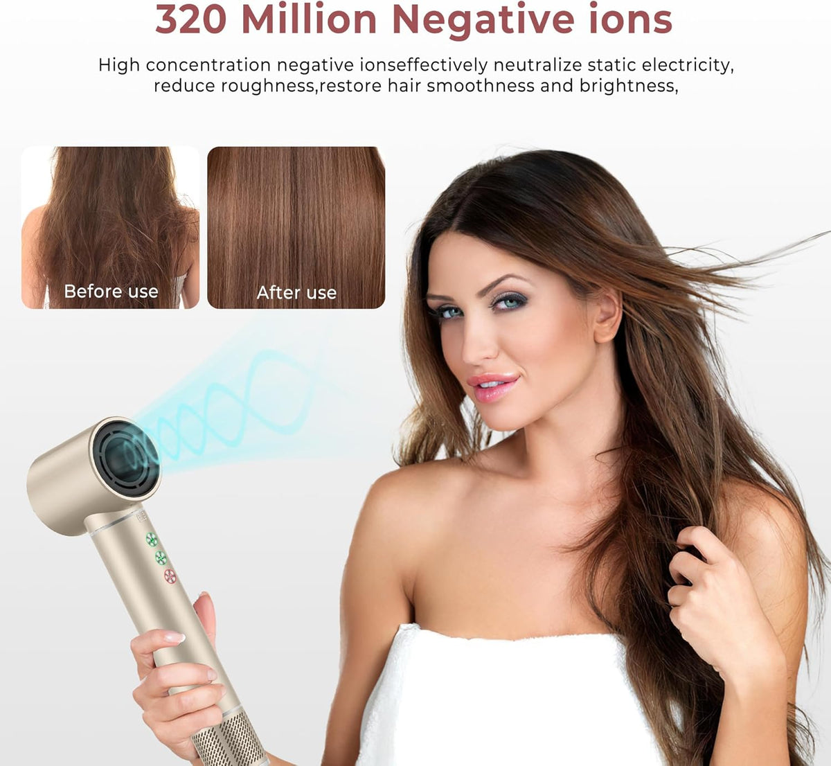 Air Styler 7-in-1 – Hair Styler – Airbrush Haarstyler – Föhnborstel – Warmluchtborstel – 110.000 Omw/Min Borstelloze Motor – Coanda-Technologie