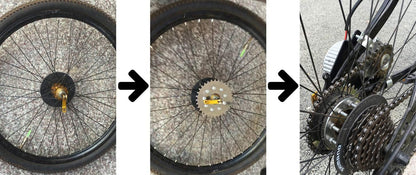 Nieuwe Elektrische Conversie Kit 24V36V250W voor Aangepaste Sleutel Gewone Fiets Road voor Elektrische Gear Fiets Derailleur