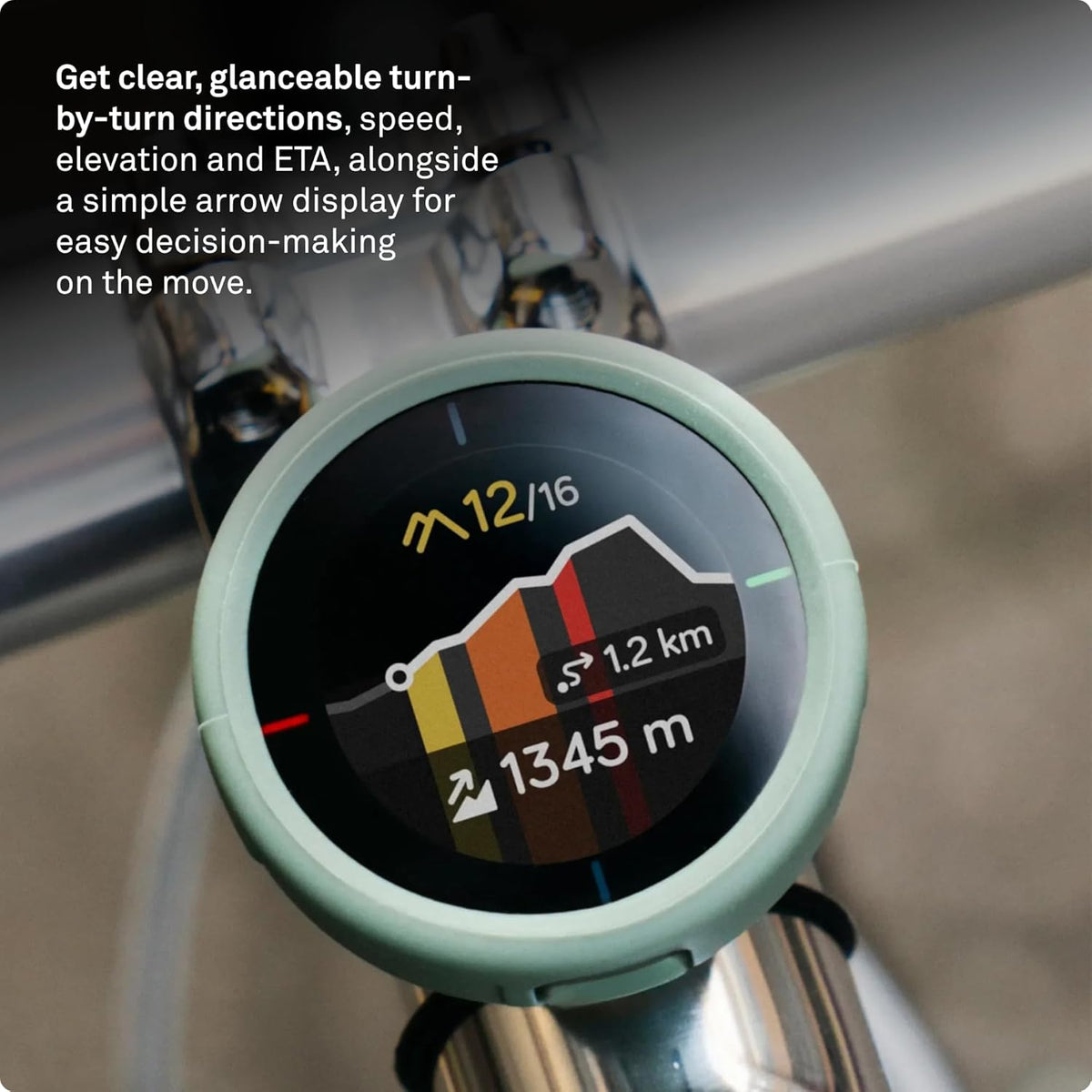 BEELINE Fiets 2 computer GPS fiets – draadloze wereldnavigatiekaart I Weerbescherming I Batterijduur + 11 uur I USB-opladen I navigatie satelliet fietsen bevestigingsriem I compatibel met handschoen