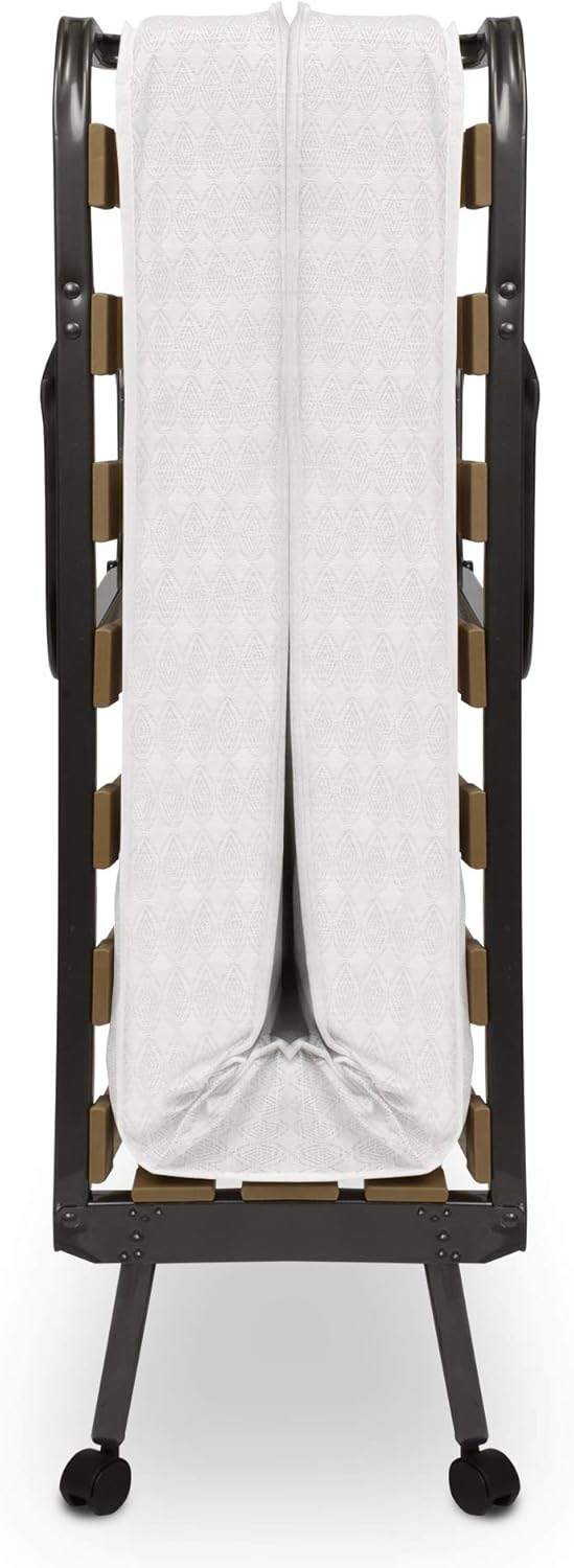 Beautissu vouwbed 80 x 200cm - opvouwbaar logeerbed Venetia incl. stabiele stalen frame, dik matras en beschermhoes