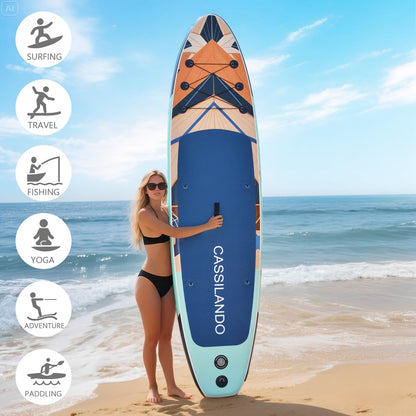 CASSILANDO Stand Up Paddle Board, SUP Opblaasbare Standup