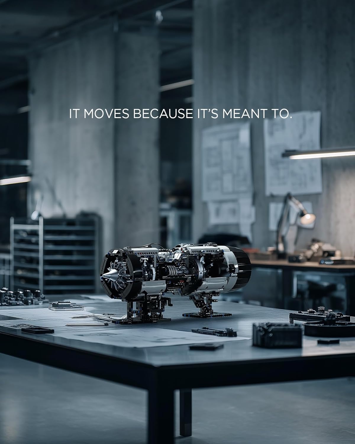 Nifeliz Turbofan Motor Modelbouwset voor Volwassenen, Technikal Motor Verzamelbaar Model Speelgoed Bouwpakket, Verzamelbare Cadeau (2,216 PCS, NF10317)