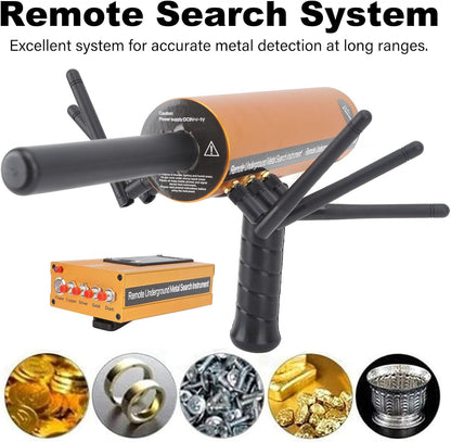 Metal Detector Pinpointer, 30m Diepte 1200m Bereik Gouddetector 6 Antenne Nauwkeurige Finding Microcomputer Control Metal Finder voor Verschillende Terrein