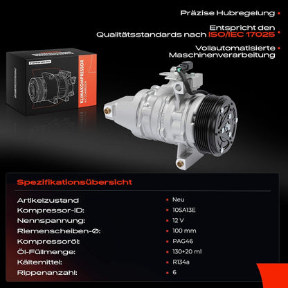 Frankberg H1BH19D629CA Airconditioning Compressor Airconditioning Magnetische koppeling Compressor voor airconditioning Vervanging